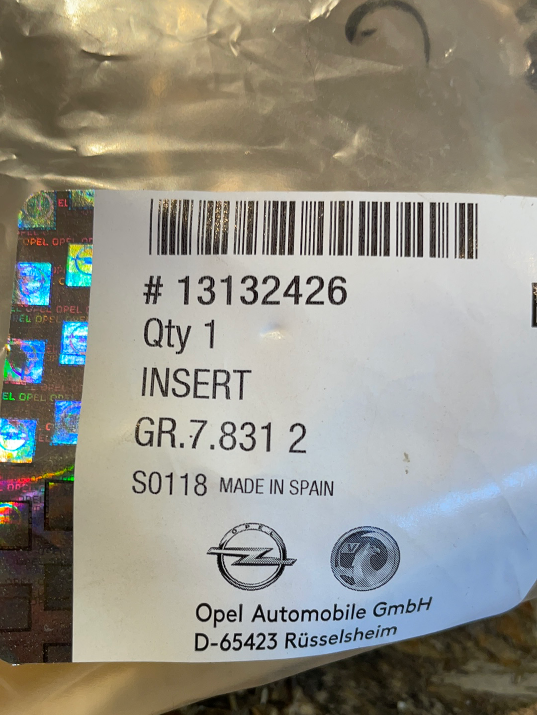 Original GM Opel Corsa C Verkleidung links vorne Neu
