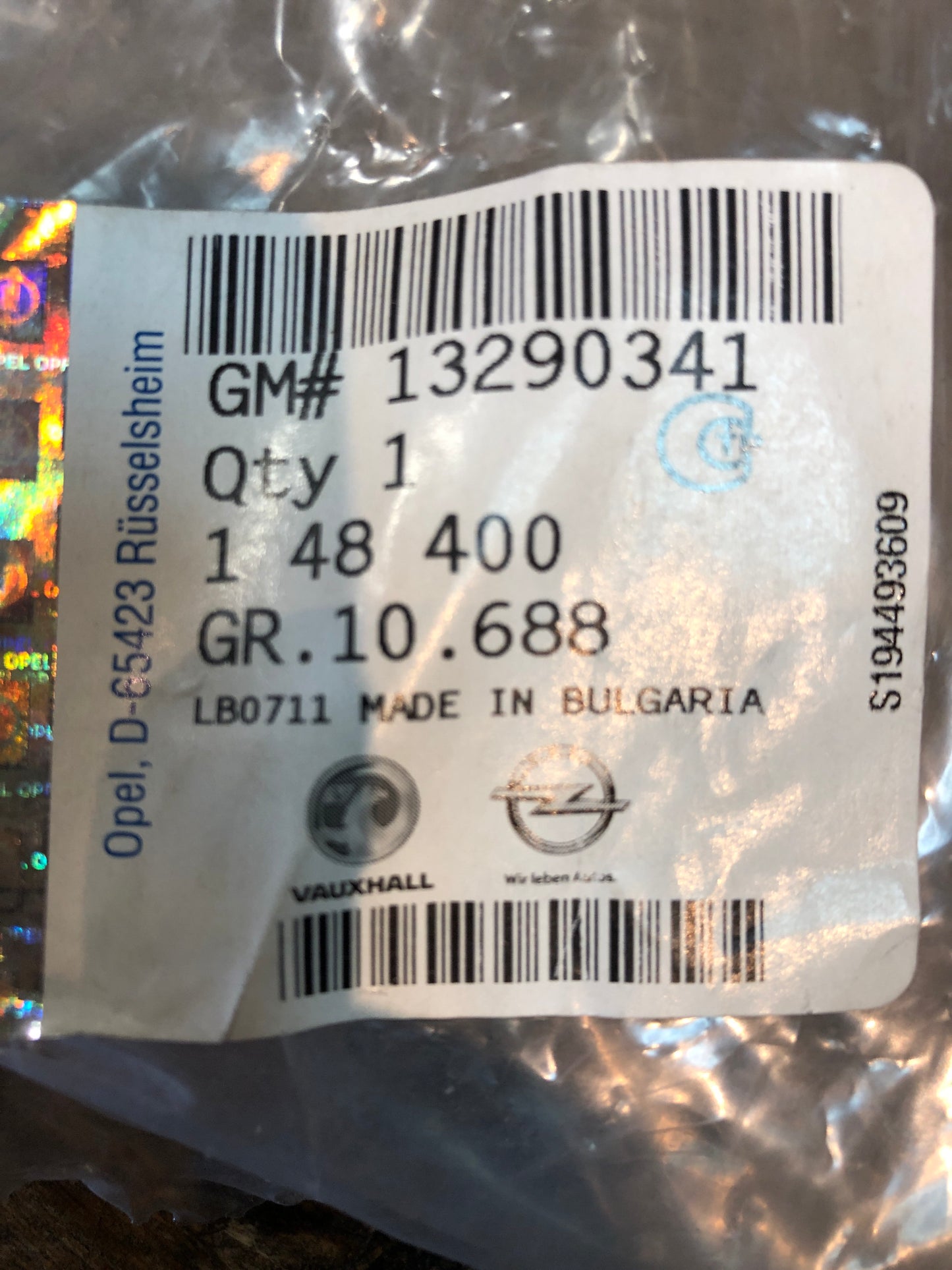 Original GM Opel Astra H Abdichtung Vordertür Links Neu