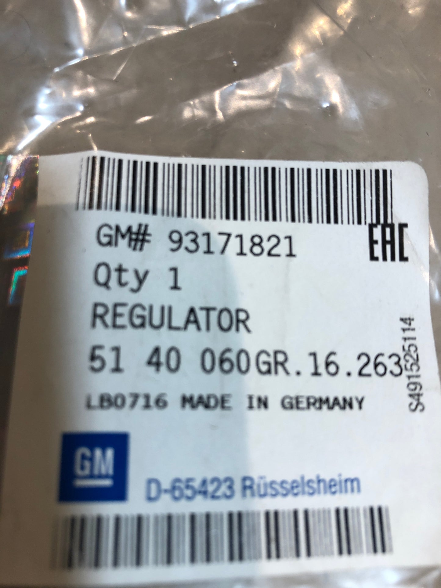 Original Opel Vectra C Fensterheber Neu