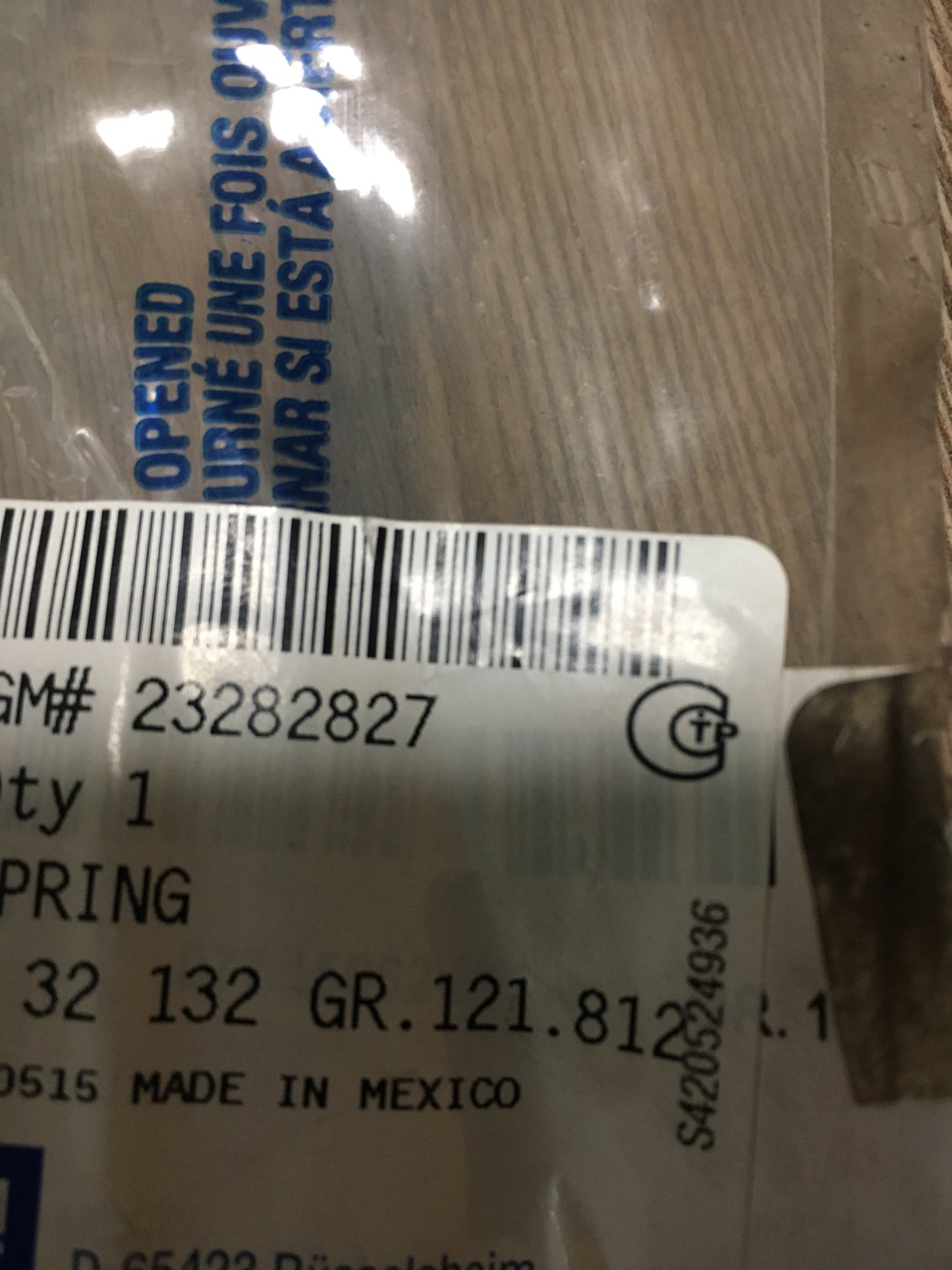 Original Ampera Gassämpfer links hinten NEU