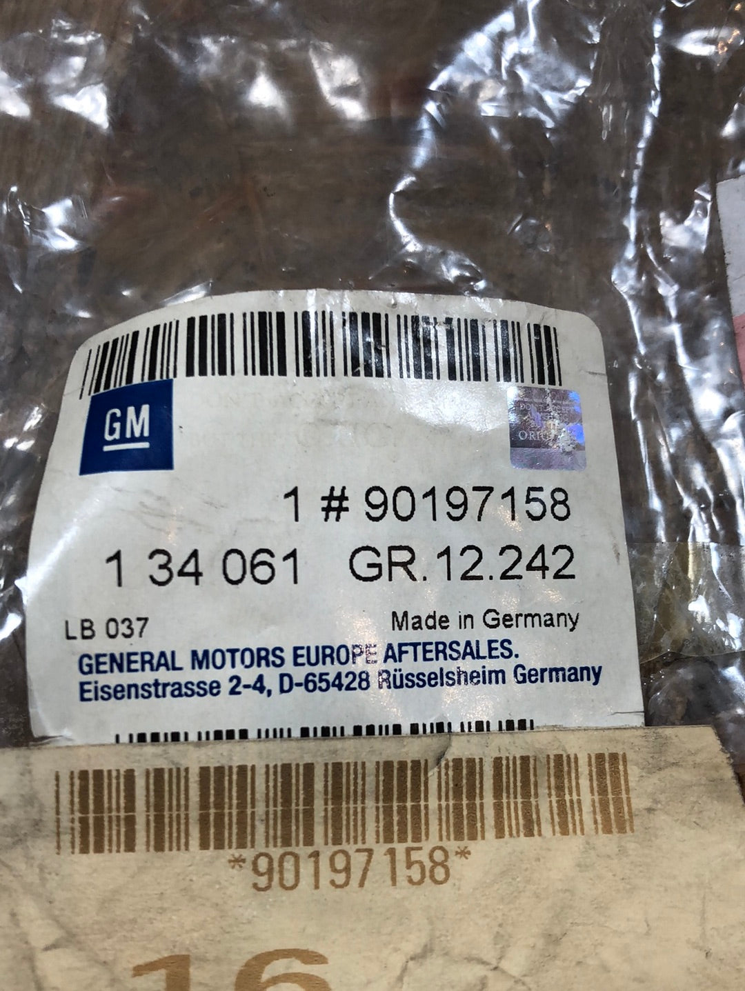 Original GM Opel Kadett E Heckklappenschloss Neu