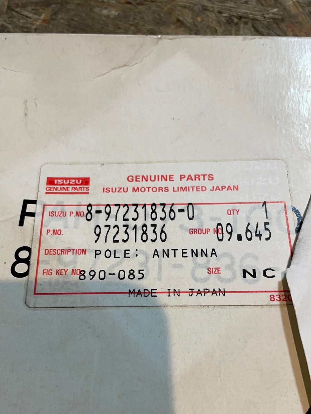 Original GM Opel Monterey Antenne Neu