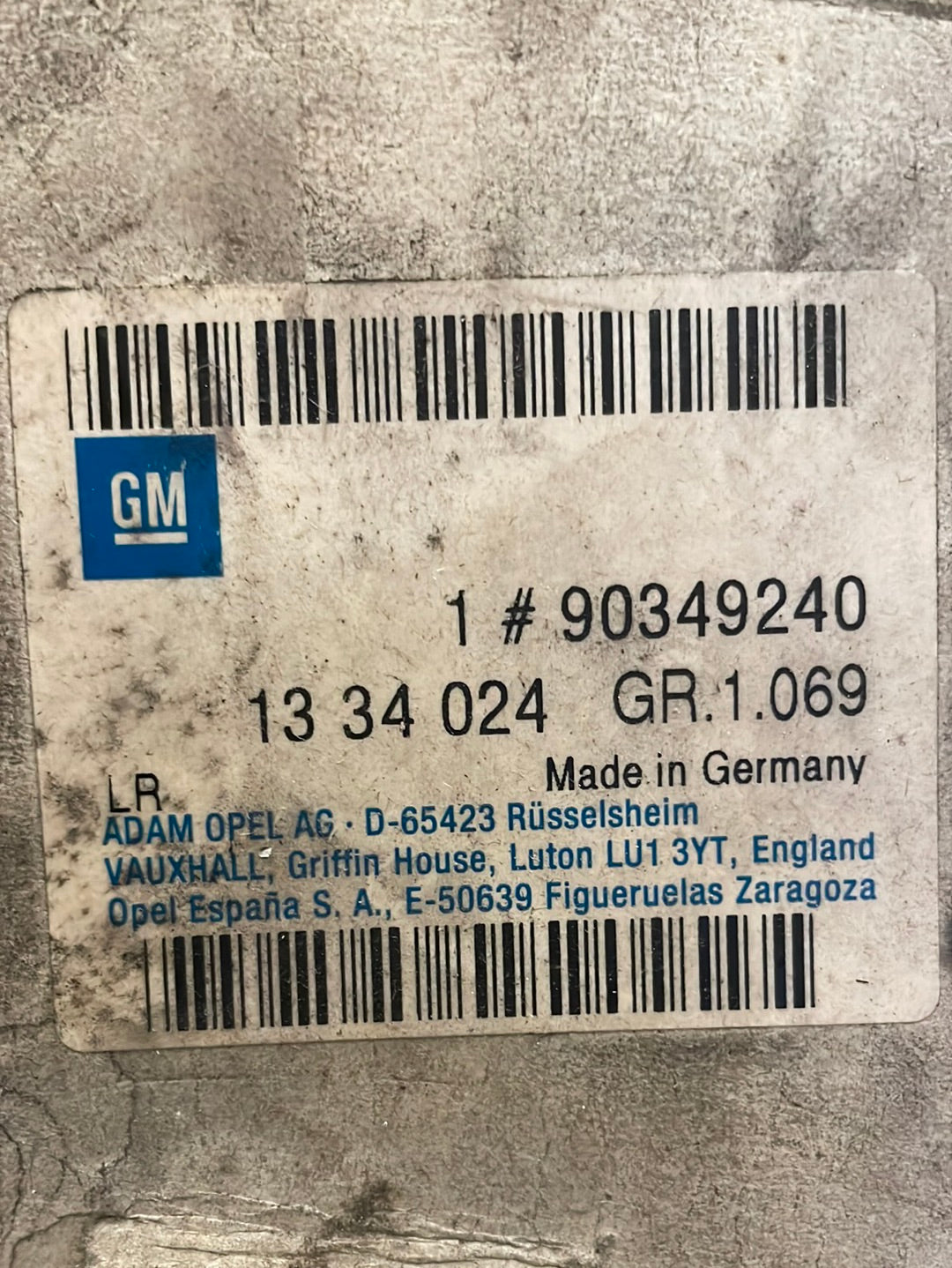 Original GM Opel Vectra A Ascona C Kadett E 1.4 1.6 Wasserpumpe Neu