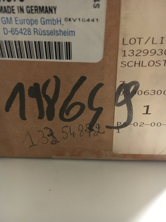 Original Astra J Gurtschloss Rechts hinten NEU