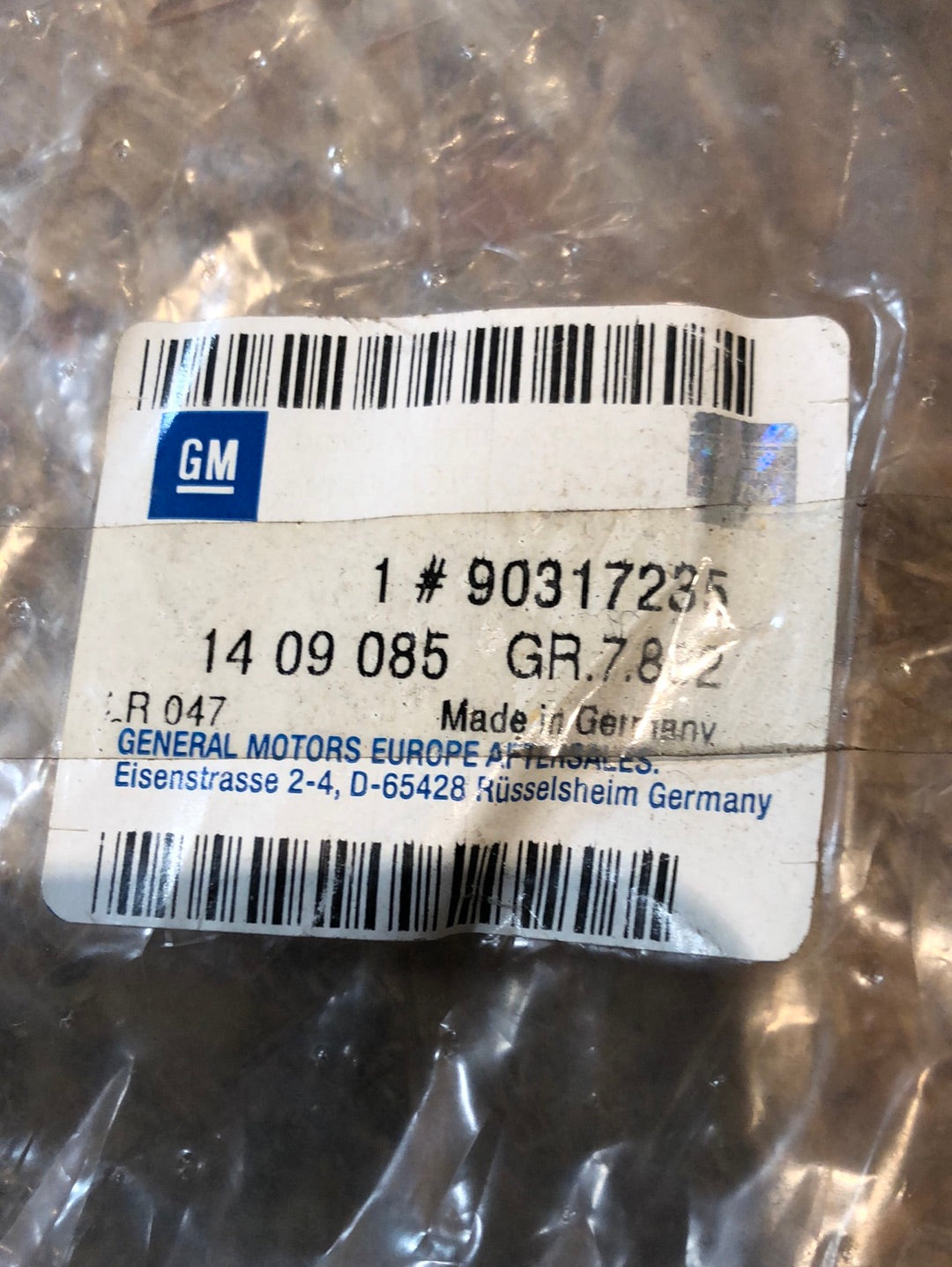 Original GM Opel Calibra Schutzzierleiste links hinten dunkelgrau Neu