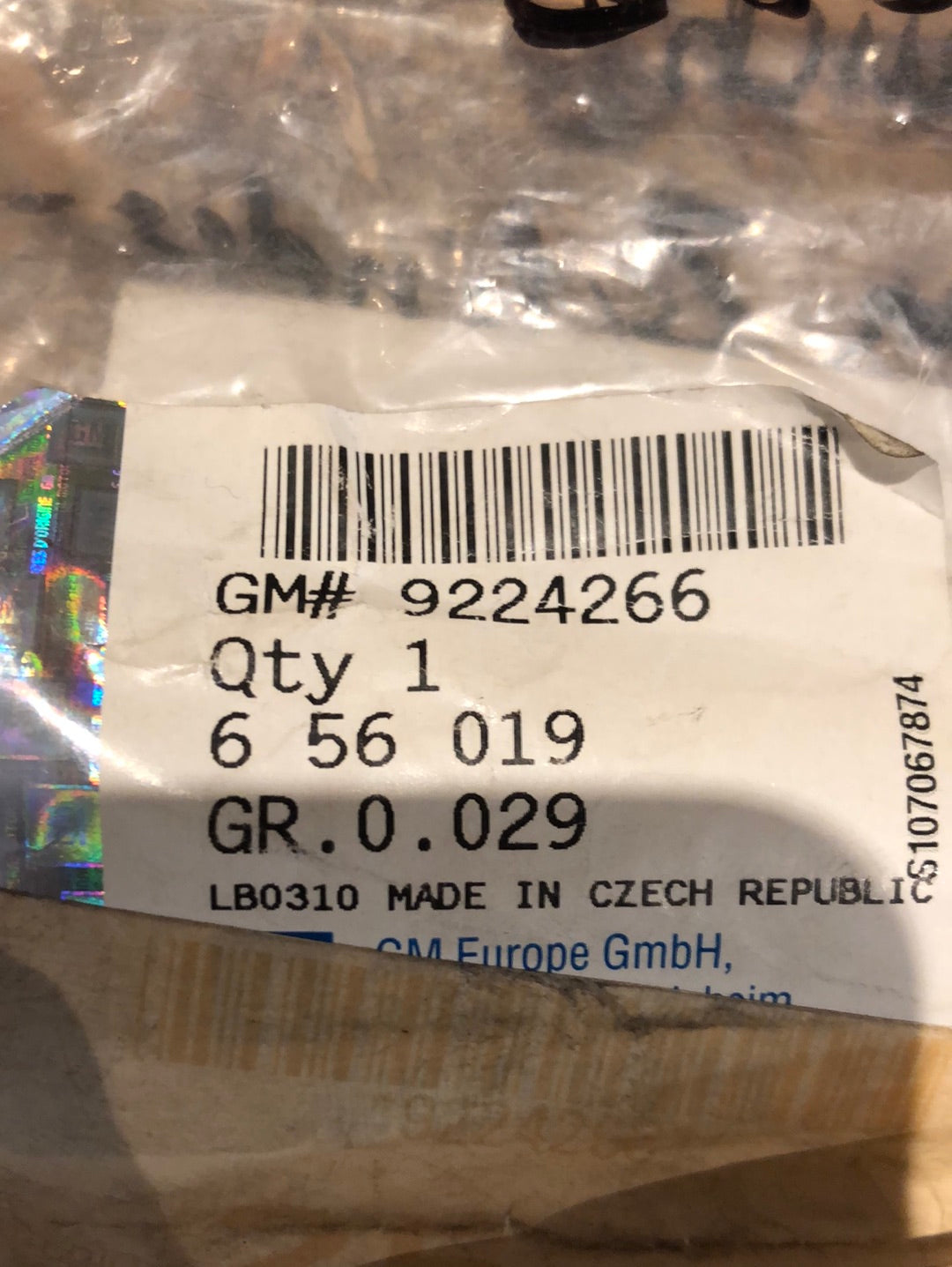 Original GM Opel Omega B Schlauch Entlüftung Zylinderkopfdeckel Neu