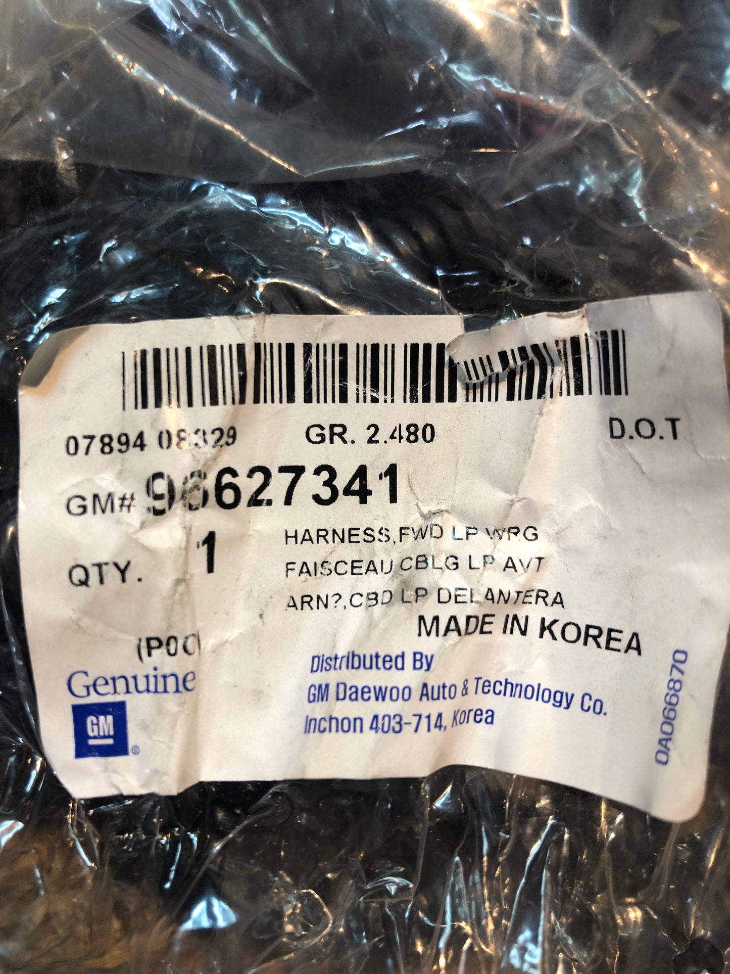 Original GM Opel Captiva C Kabelbaum Scheinwerfer Neu