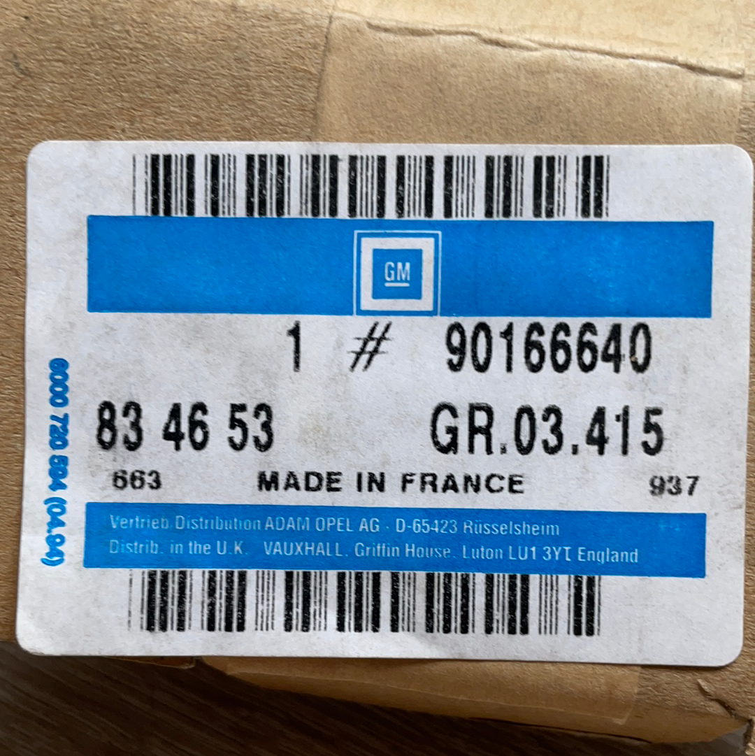 Original GM Opel Ascona Corsa Kadett Omega GS/GTE 1,8 Zusatzluftschieber Neu