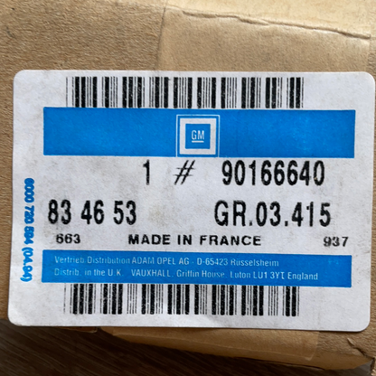 Original GM Opel Ascona Corsa Kadett Omega GS/GTE 1,8 Zusatzluftschieber Neu