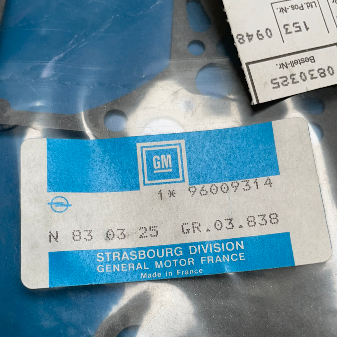 Original GM Opel Kadett C/D Manta B Rekord E Dichtung Vergaser Neu