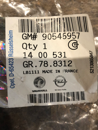 Original GM Opel Astra G Stoßstangenleiste Vorne Links Neu