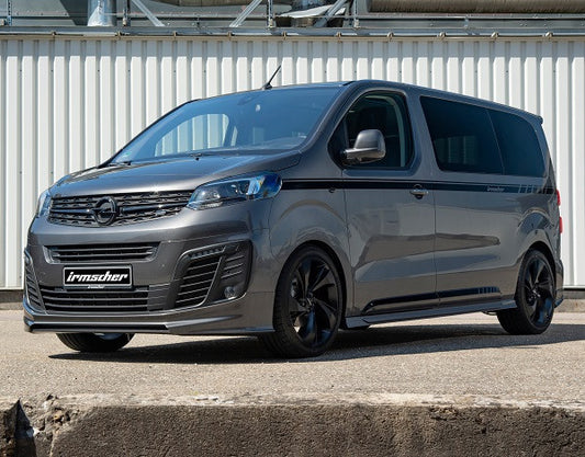 Irmscher Vivaro is3 „Black Phantom“ für Fzg. mit langem Radstand und Heckklappe ohne öffnender Heckscheibe