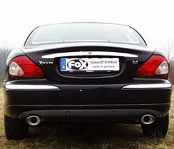 FOX Jaguar X-Type Endschalldämpfer rechts/links - 115x85 Typ 33 rechts/links