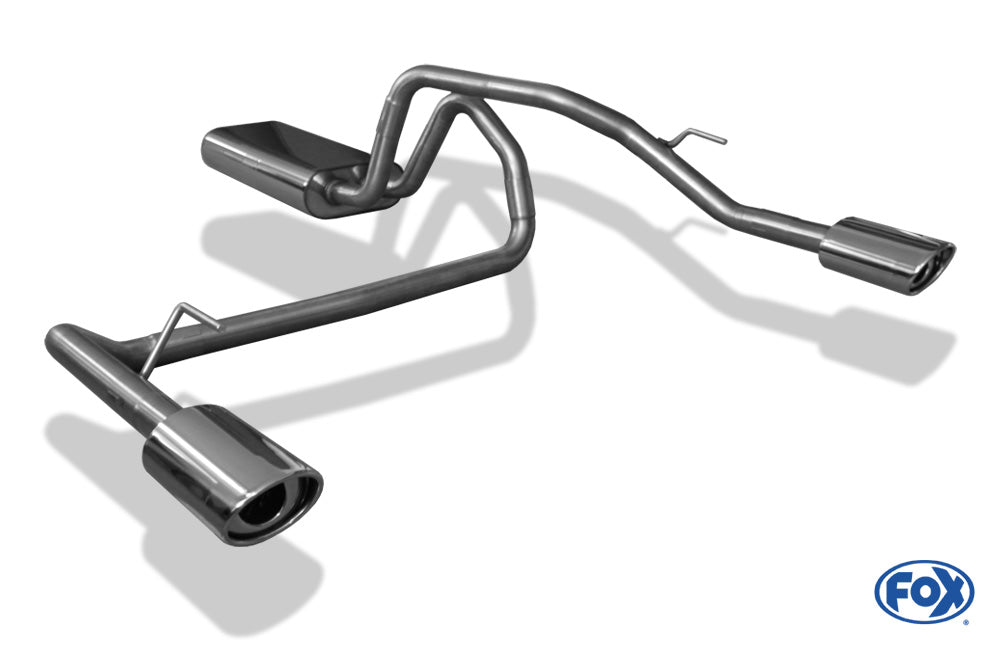 FOX Jeep Grand Cherokee Typ WJ/WG Endschalldämpfer Ausgang rechts/links  - 115x85 Typ 33 rechts/links
