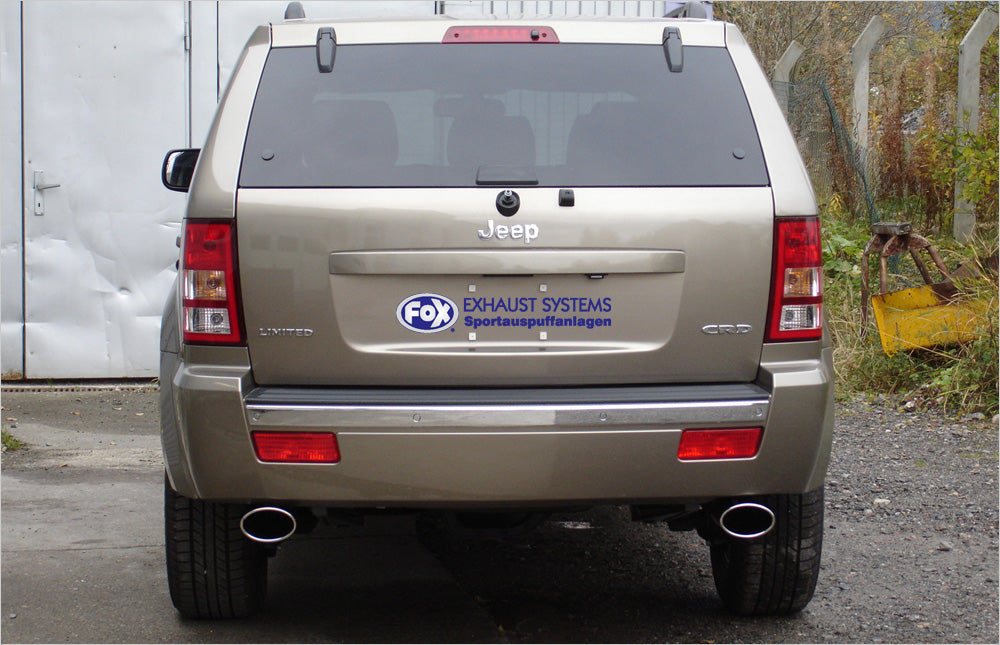 FOX Jeep Commander Typ XK Endschalldämpfer Ausgang rechts/links - 140x90 Typ 32 rechts/links