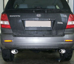 FOX Kia Sorento Typ JC Endrohrgeweih Ausgang rechts/links  - 115x85 Typ 33 rechts/links