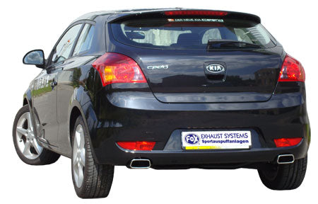 FOX Kia Pro Cee`d Endrohrgeweih rechts/links - 145x65 Typ 60 rechts/links