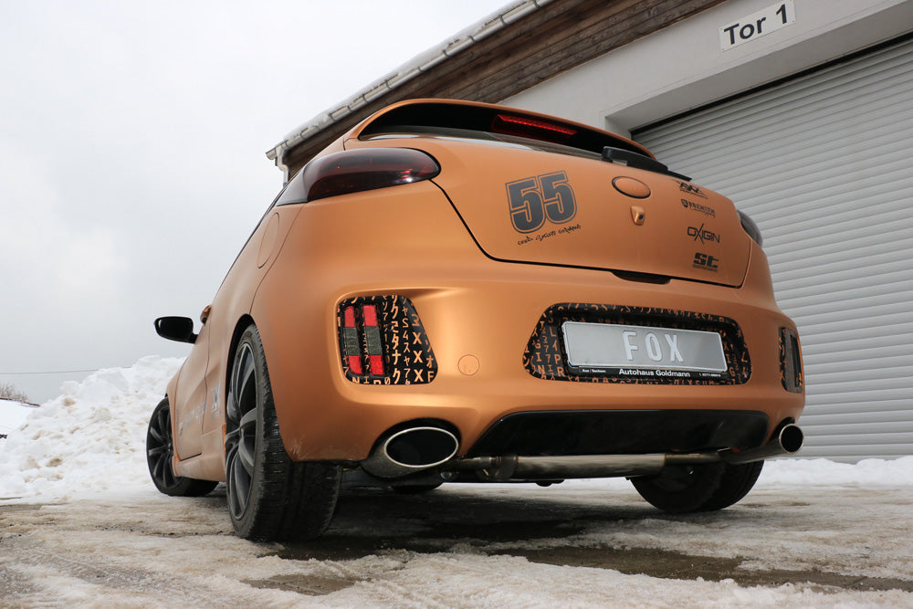 FOX Kia Pro Cee`d GT Endschalldämpfer quer Ausgang rechts/links - 160x90 Typ 38 rechts/links