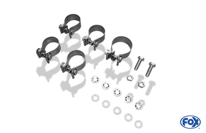 FOX Kia Pro Cee`d GT Endschalldämpfer quer Ausgang rechts/links - 1x100 Typ 12 rechts/links