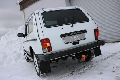 FOX Lada Niva 4x4 Endschalldämpfer quer Ausgang links - 1x45 Typ 10 links