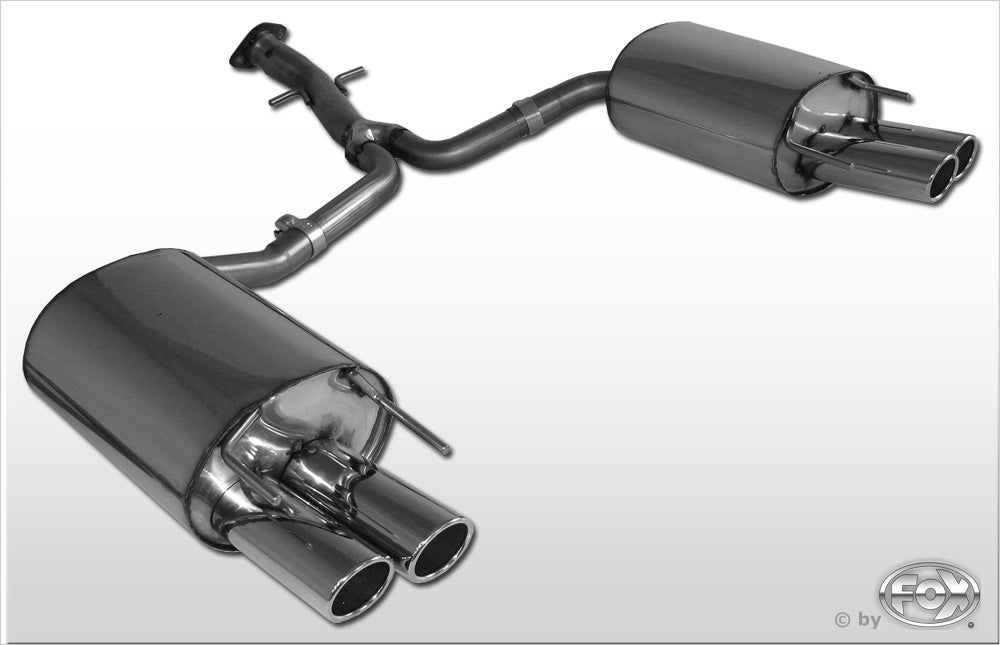 FOX Lexus IS C 250 Endschalldämpfer zweiflutig rechts/links - 2x76 Typ 17 rechts/links