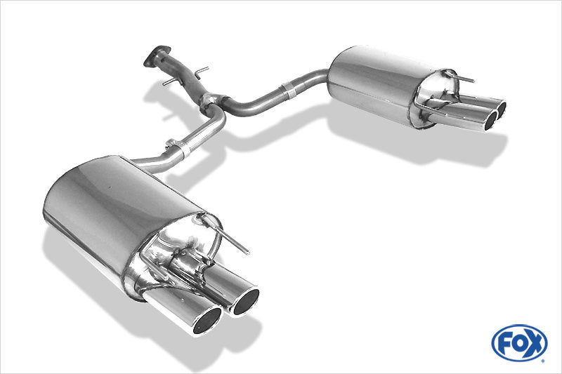 FOX Lexus IS 220 Diesel Endschalldämpfer rechts/links - 2x88x74 Typ 32 rechts/links - passend an original Stoßstange