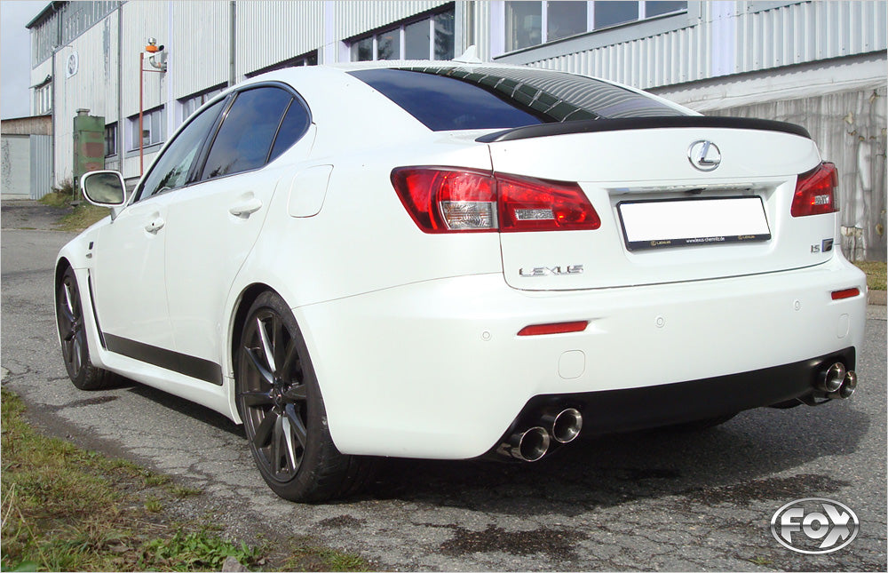 FOX Lexus IS F Endschalldämpfer rechts/links - 2x90 Typ 25 rechts/links