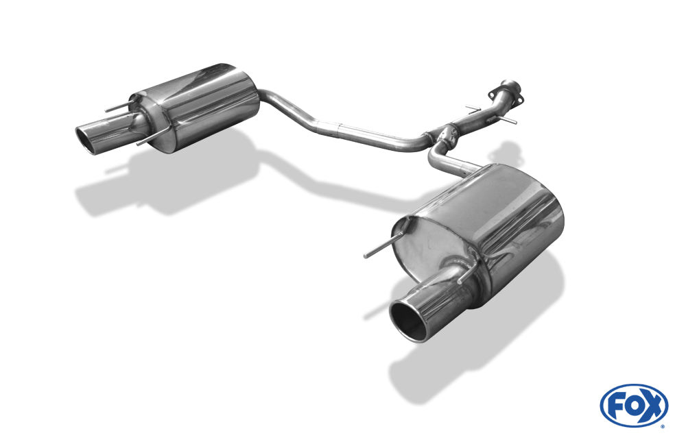 FOX Lexus IS 220 Diesel Endschalldämpfer rechts/links - 1x100 Typ 16 rechts/links - passend an original Stoßstange