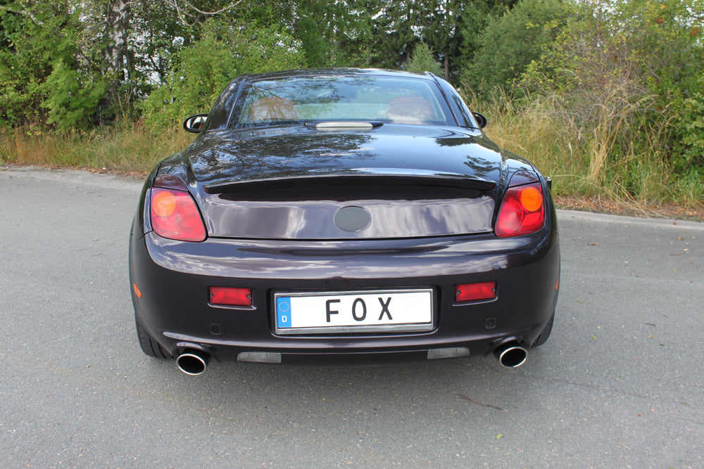 FOX Lexus SC430 Endschalldämpfer quer Ausgang rechts/links - 115x85 Typ 38 rechts/links