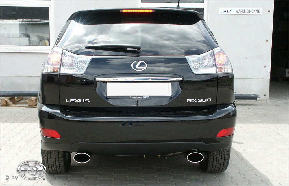 FOX Lexus RX 300/ 350 XU3 Endschalldämpfer Ausgang rechts/links - 140x90 Typ 32 rechts/links