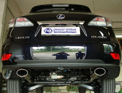 FOX Lexus RX450H Endrohrsystem rechts/links passend auf original Endschalldämpfer - 140x90 Typ 32 rechts/links