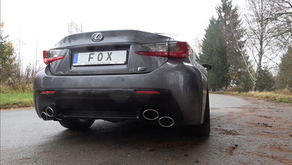 FOX Lexus RC F Endschalldämpfer rechts/links - 2x115x85 Typ 38 rechts/links
