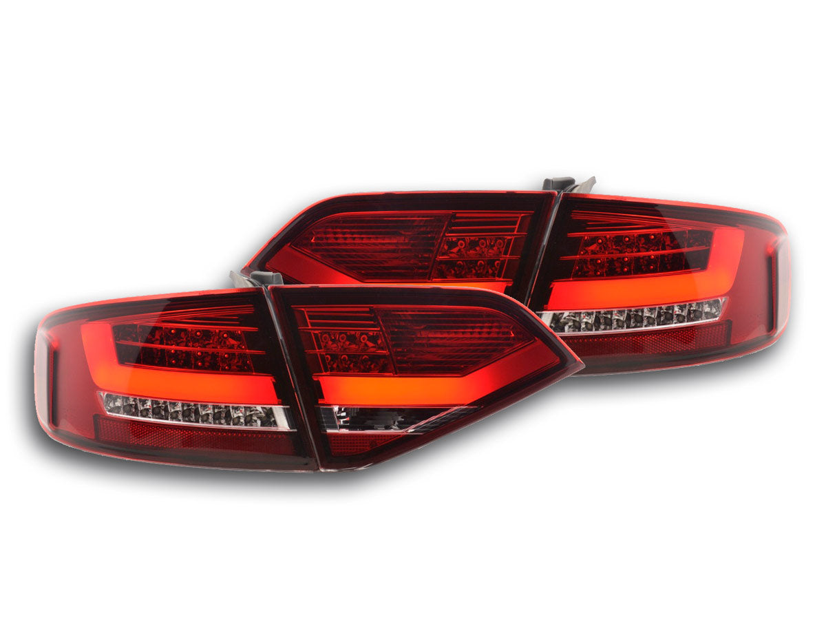 LED Rückleuchten Set Audi A4 B8 8K Limo  07-11 rot/klar