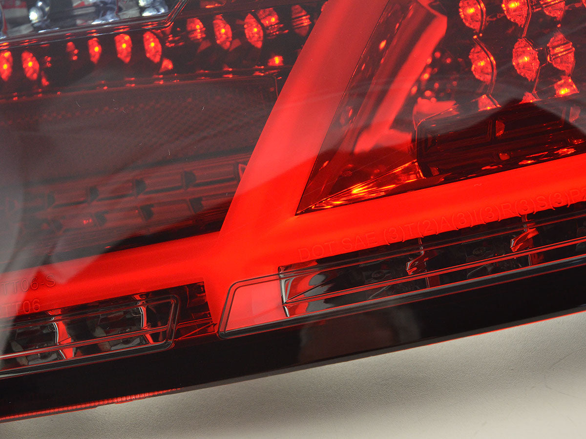 LED Rückleuchten Set Lightbar Audi TT 8J Bj. 06-14 rot/smoke