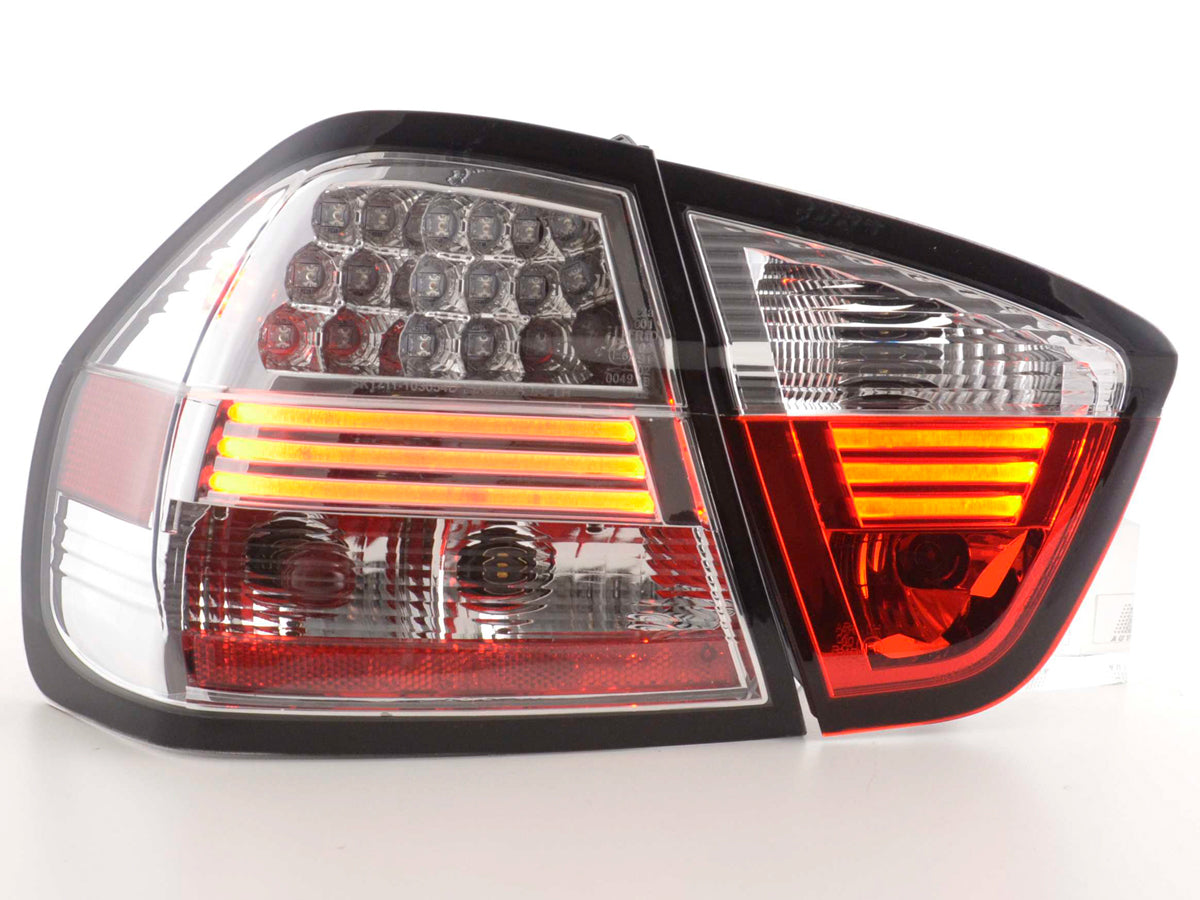 LED Rückleuchten Set BMW 3er E90 Limousine  05-08 chrom