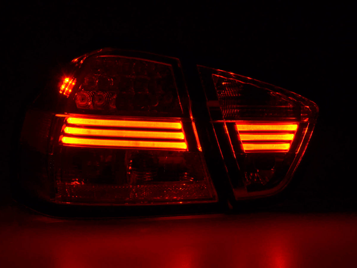LED Rückleuchten Set BMW 3er E90 Limousine  05-08 chrom
