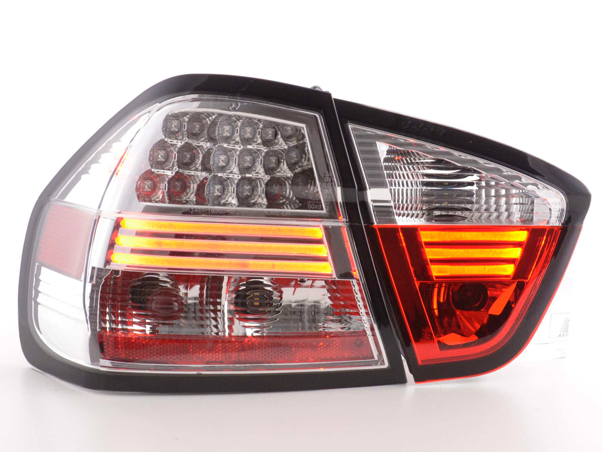 LED Rückleuchten Set BMW 3er E90 Limousine  05-08 chrom