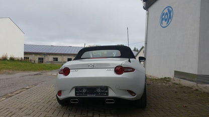 FOX Mazda MX5 - ND Endschalldämpfer quer Ausgang rechts/links - 1x145x65 Typ 59 rechts/links