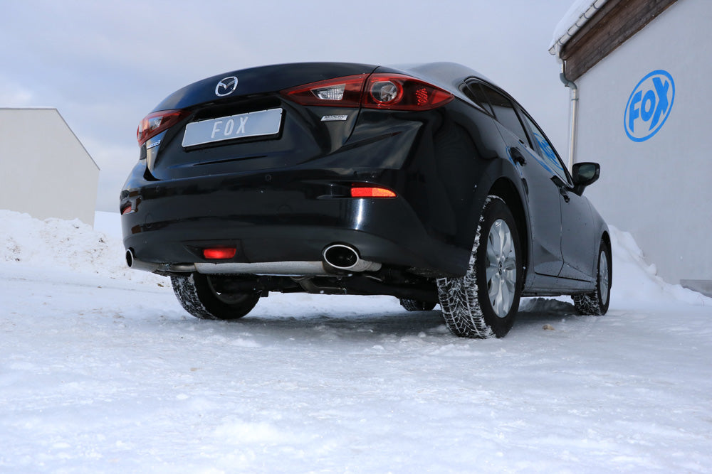 FOX Mazda 3 - BM - Stufenheck Endschalldämpfer quer rechts/links - 115x85 Typ 38 rechts/links