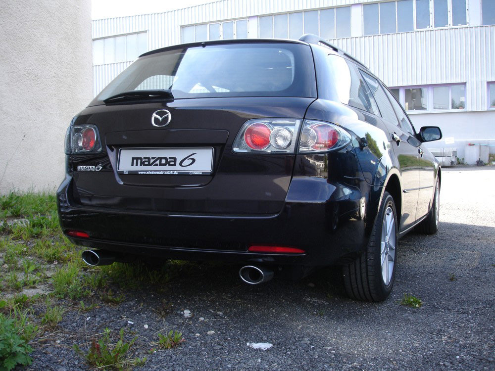 FOX Mazda 6 Facelift Endschalldämpfer Ausgang rechts/links einflutig - 115x85 Typ 32 rechts/links