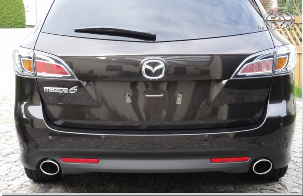 FOX Mazda 6 Typ GH Benzin Endschalldämpfer rechts/links - 115x85 Typ 38 rechts/links