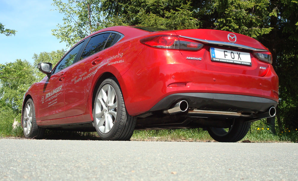 FOX Mazda 6 - GJ Limousine/ Kombi Frontantrieb & Allrad Endschalldämpfer quer Ausgang rechts/links - 1x100 Typ 16 rechts/links