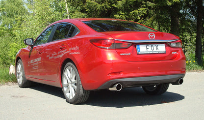 FOX Mazda 6 - GJ Limousine/ Kombi Frontantrieb & Allrad Endschalldämpfer quer Ausgang rechts/links - 1x100 Typ 16 rechts/links