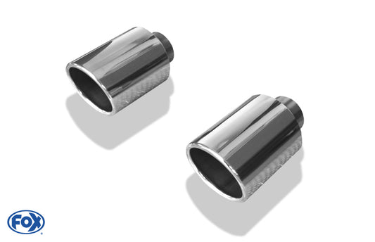 FOX Mazda CX5 - KE/ GH/ KF Endrohr rechts/links Anschluss 47mm innen - 1x100 Typ 16 rechts/links - zum Verschweißen mit dem originalen Endschalldämpfer