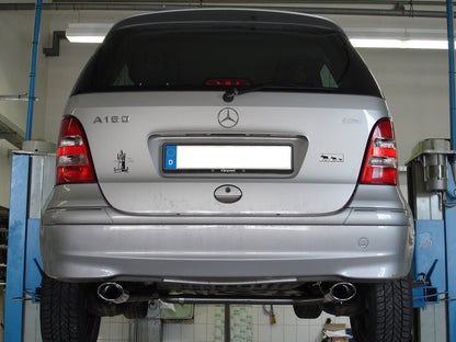 FOX Mercedes A-Klasse 168 Endrohrsystem rechts/links für original Endschalldämpfer - 106x71 Typ 32 rechts/links