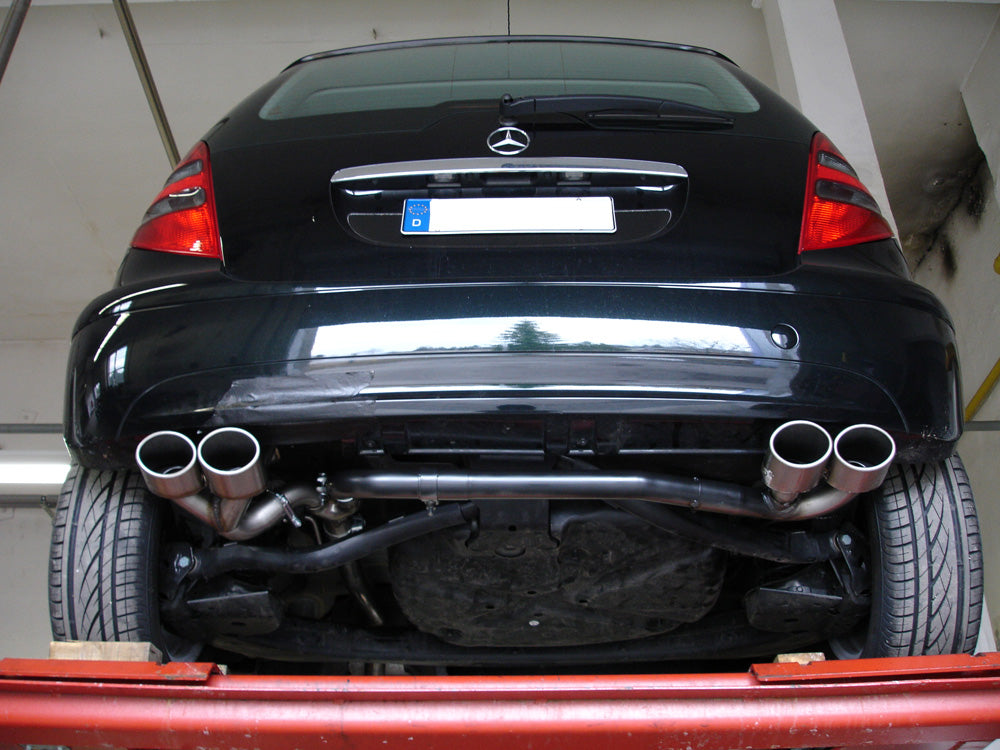 FOX Mercedes A-Klasse W169 Endschalldämpfer Ausgang rechts/links - 2x106x71 Typ 32 rechts/links