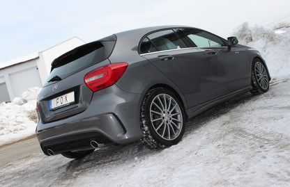 FOX Mercedes A-Klasse W176 - AMG Paket Endschalldämpfer quer Ausgang rechts/links - 115x85 Typ 32 rechts/links