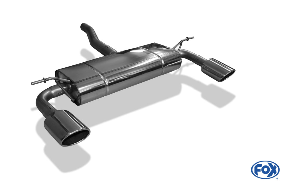 FOX Mercedes A-Klasse W176 - AMG Paket Endschalldämpfer quer Ausgang rechts/links - 115x85 Typ 32 rechts/links