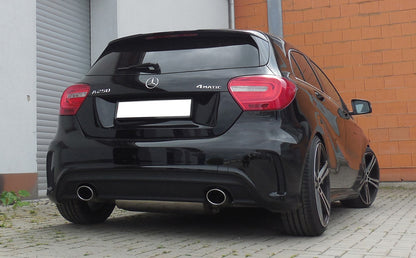 FOX Mercedes A-Klasse 176 - 4-matic Endschalldämpfer quer Ausgang rechts/links - 115x85 Typ 32 rechts/links