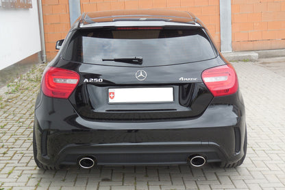 FOX Mercedes A-Klasse 176 - 4-matic Endschalldämpfer quer Ausgang rechts/links - 115x85 Typ 32 rechts/links